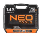 NEO TOOLS 08-945 Zestaw narzędzi ręcznych, 143 szt., w walizce