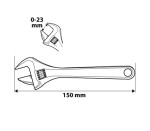 NEO TOOLS 03-027 Klucz nastawny 150 mm zakres 0-23 mm