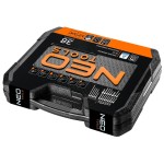 NEO TOOLS 08-710 Klucze trzpieniowe Torx, Spline, Ribe, Hex, Star, zestaw 38 szt.