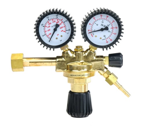 IDEAL 265200 Reduktor MAXY CO2/Argon z 2 manometrami