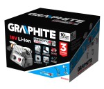 GRAPHITE 58G095 Akumulatorowa mini szlifierka stołowa 3w1 - szlifierka stołowa, polerka, szlifierka z wałkiem giętkim ENERGY+ 18V Li-Ion bez akumulatora