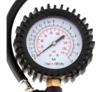 AIRPRESS 42078 Profesjonalny pistolet do pompowania z manometrem 12 bar