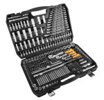 NEO TOOLS 10-218 Klucze nasadowe 1/2" 3/8" 1/4" zestaw 300 elementów CrV, w walizce