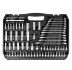 NEO TOOLS 10-218 Klucze nasadowe 1/2" 3/8" 1/4" zestaw 300 elementów CrV, w walizce