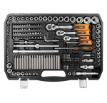 NEO TOOLS 10-218 Klucze nasadowe 1/2" 3/8" 1/4" zestaw 300 elementów CrV, w walizce