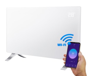 Grzejnik konwektorowy elektryczny 2000 W, IP24, z pilotem, sterowanie WIFI, NEO TOOLS 90-095