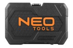 NEO TOOLS 10-004 Klucze nasadowe 1/4" CrV zestaw 46 sztuk