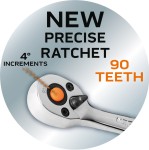 NEO TOOLS 10-000 Klucze nasadowe 1/4" CrV zestaw 14 sztuk