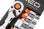 NEO TOOLS 10-020 Klucze nasadowe 3/8" CrV zestaw 12 sztuk