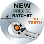 NEO TOOLS 10-030 Klucze nasadowe 1/2" CrV zestaw 12 sztuk