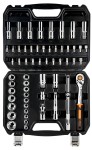 NEO TOOLS 10-042 Klucze nasadowe 1/2" CrV zestaw 58 szt.
