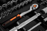 NEO TOOLS 10-054 Klucze nasadowe 1/2" 1/4" zestaw 73 szt. CrV