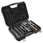 NEO TOOLS 10-054 Klucze nasadowe 1/2" 1/4" zestaw 73 szt. CrV