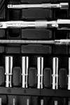 NEO TOOLS 10-062 Klucze nasadowe 1/2" 1/4" CrV zestaw 94 szt.