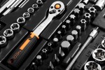 NEO TOOLS 10-078 Klucze nasadowe 1/4" 3/8" 1/2" CrV zestaw 233 szt.