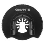 GRAPHITE 56H061 Tarcza półokrągła HSS do metalu, 80 mm, 200 zębów