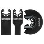 GRAPHITE 56H070 Zestaw brzeszczotów do drewna, 3 szt.
