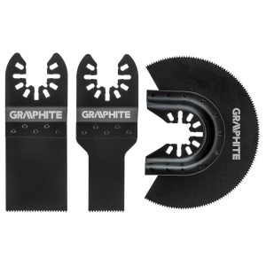 GRAPHITE 56H070 Zestaw brzeszczotów do drewna, 3 szt.