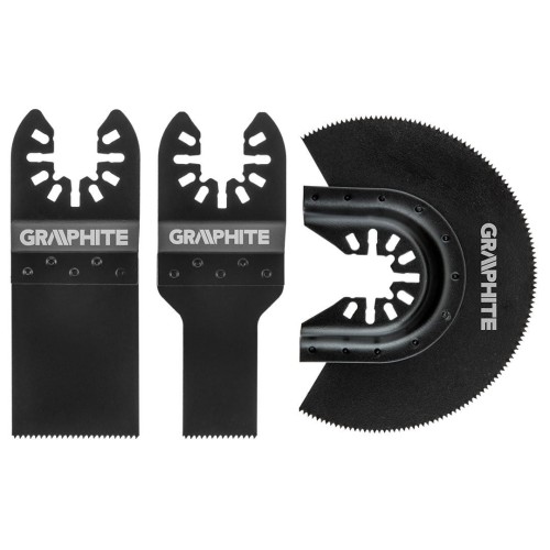 GRAPHITE 56H070 Zestaw brzeszczotów do drewna, 3 szt.