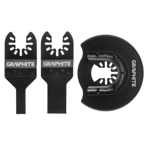 GRAPHITE 56H072 Zestaw brzeszczotów HSS do metalu, 3 szt.