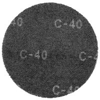 GRAPHITE 55H743 Siatka ścierna na rzep o średnicy 225 mm, K40, 10 szt., do szlifierki 59G260, 59G264, 59G265
