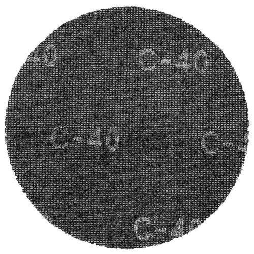 GRAPHITE 55H743 Siatka ścierna na rzep o średnicy 225 mm, K40, 10 szt., do szlifierki 59G260, 59G264, 59G265