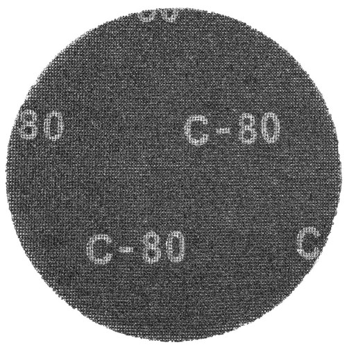 GRAPHITE 55H744 Siatka ścierna na rzep o średnicy 225 mm, K80, 10 szt., do szlifierki 59G260, 59G264, 59G265