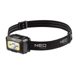 NEO TOOLS 99-073 Latarka czołowa akumulatorowa USB 250 lm COB LED z czujnikiem ruchu