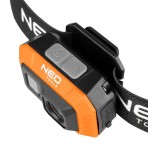 NEO TOOLS 99-115 Latarka czołowa akumulatorowa 500 lm USB COB LED z czujnikiem ruchu