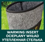 VERTO 15G900-908 Gumofilce PVC, wodoszczelne z izolowaną podeszwą