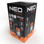 NEO TOOLS 04-739 Odkurzacz przemysłowy 1600 W zbiornik 35l  do pracy na sucho i mokro + akcesoria