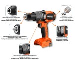 NEO TOOLS 04-616 Wiertarko-wkrętarka bezszczotkowa z udarem 100 Nm, 18 V, Energy+, bez akumulatora