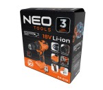 NEO TOOLS 04-619 Wiertarko-wkrętarka udarowa bezszczotkowa, uchwyt 13 mm, Energy+ 18 V, bez akumulatora