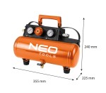 NEO TOOLS 04-620 Kompresor 8 bar zbiornik 3.8 l, 18 V, Energy+, bez akumulatora