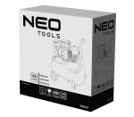 NEO TOOLS 12K021 Kompresor bezolejowy 8 bar, 0.8 kW, 125 l/min, 24 litry