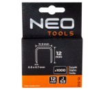 NEO TOOLS 16-512 Zszywki typ J/53, 12 mm, 1000 szt.