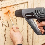 GRAPHITE 59G522 Opalarka 2000 W, zakres temperatur  25?C - 550?C, walizka