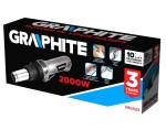 GRAPHITE 59G523 Opalarka 2000 W, zakres temperatur 350?C - 550?C, prosty uchwyt
