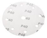 NEO TOOLS 08-990 Krążki ścierne na rzep 150 mm P40, 5 sztuk, z 9 otworami do 04-721