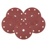 NEO TOOLS 08-990 Krążki ścierne na rzep 150 mm P40, 5 sztuk, z 9 otworami do 04-721