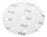 NEO TOOLS 08-991 Krążki ścierne na rzep 150 mm P60, 5 sztuk, z 9 otworami do 04-721