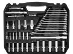 NEO TOOLS 10-220 Klucze nasadowe 1/4" 3/8" 1/2" CrV zestaw 220 szt.