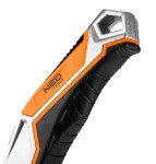 NEO TOOLS 63-706 Nóż z ostrzem trapezowym, 1+5 ostrzy