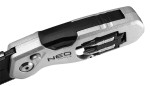 NEO TOOLS 63-705 Nóż z ostrzem trapezowym składany 1+3 ostrza, 2 bity