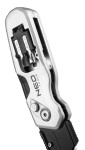 NEO TOOLS 63-705 Nóż z ostrzem trapezowym składany 1+3 ostrza, 2 bity