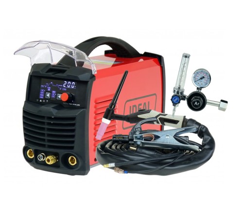 IDEAL TECNO TIG 212 DC PULSE LED  Inwertorowa spawarka TIG / TIG PULSE/ MMA  210A