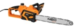 NEO TOOLS 04-633 Pilarka łańcuchowa elektryczna 2200 W, prowadnica 457 mm LOW KICKBACK, beznarzędziowe napinanie