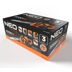 NEO TOOLS 04-633 Pilarka łańcuchowa elektryczna 2200 W, prowadnica 457 mm LOW KICKBACK, beznarzędziowe napinanie