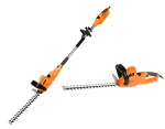 NEO TOOLS 04-634 Urządzenie ogrodowe 2w1 z wysięgnikiem: pilarka łańcuchowa 750 W 250 mm + nożyce do żywopłotu 550 W 460 mm
