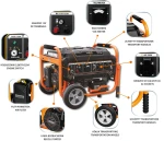 NEO TOOLS 04-730 Agregat prądotwórczy 3kW AVR generator prądu benzynowy 230V